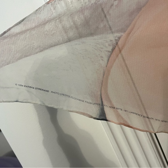RARE Barbra Streisand silk scarf!!!!! - Picture 6 of 7